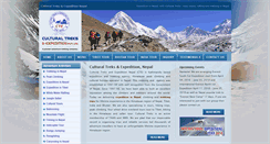Desktop Screenshot of culturaltreks.com